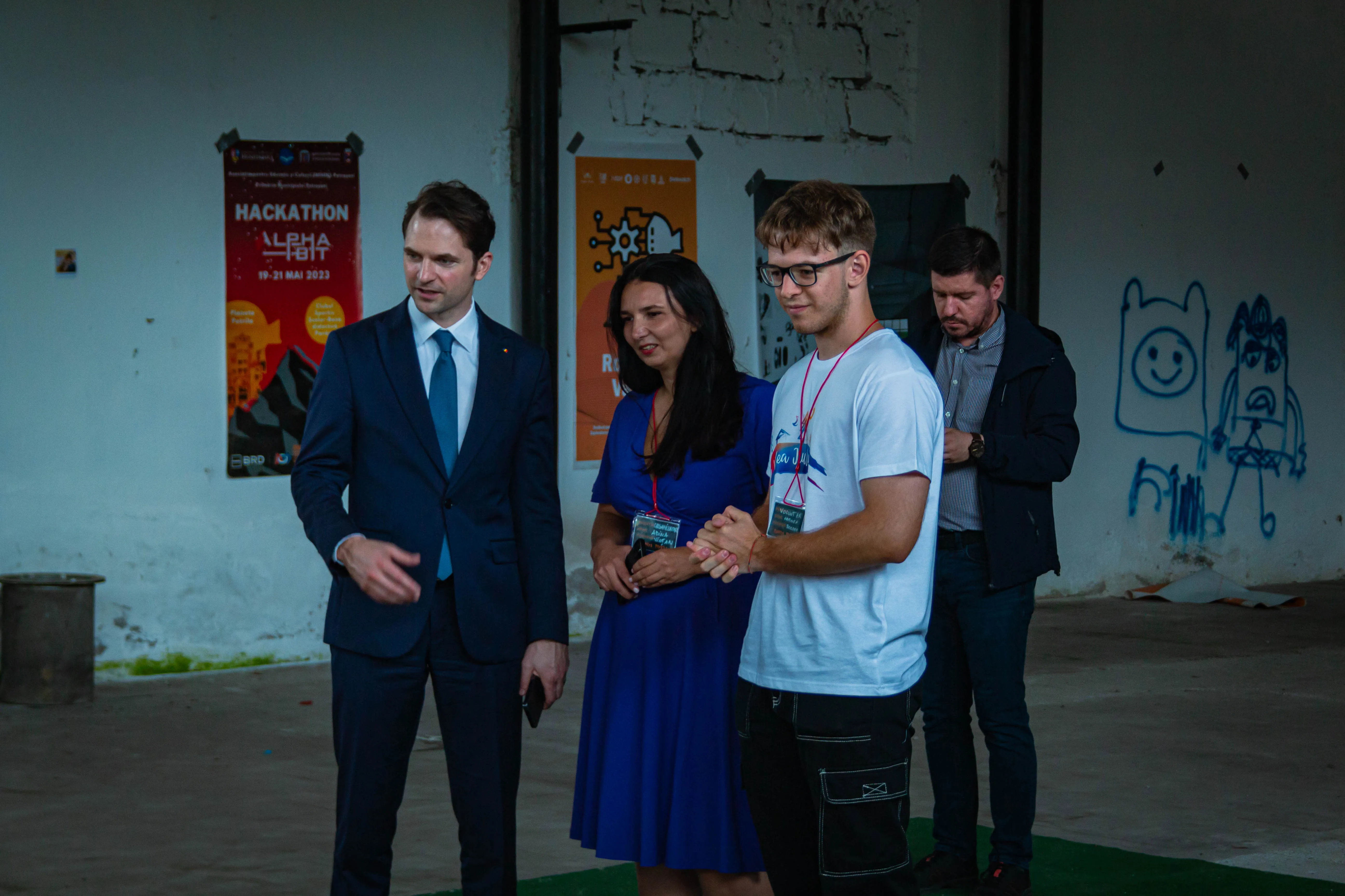 Poza din timpul competities cu AlphaBit